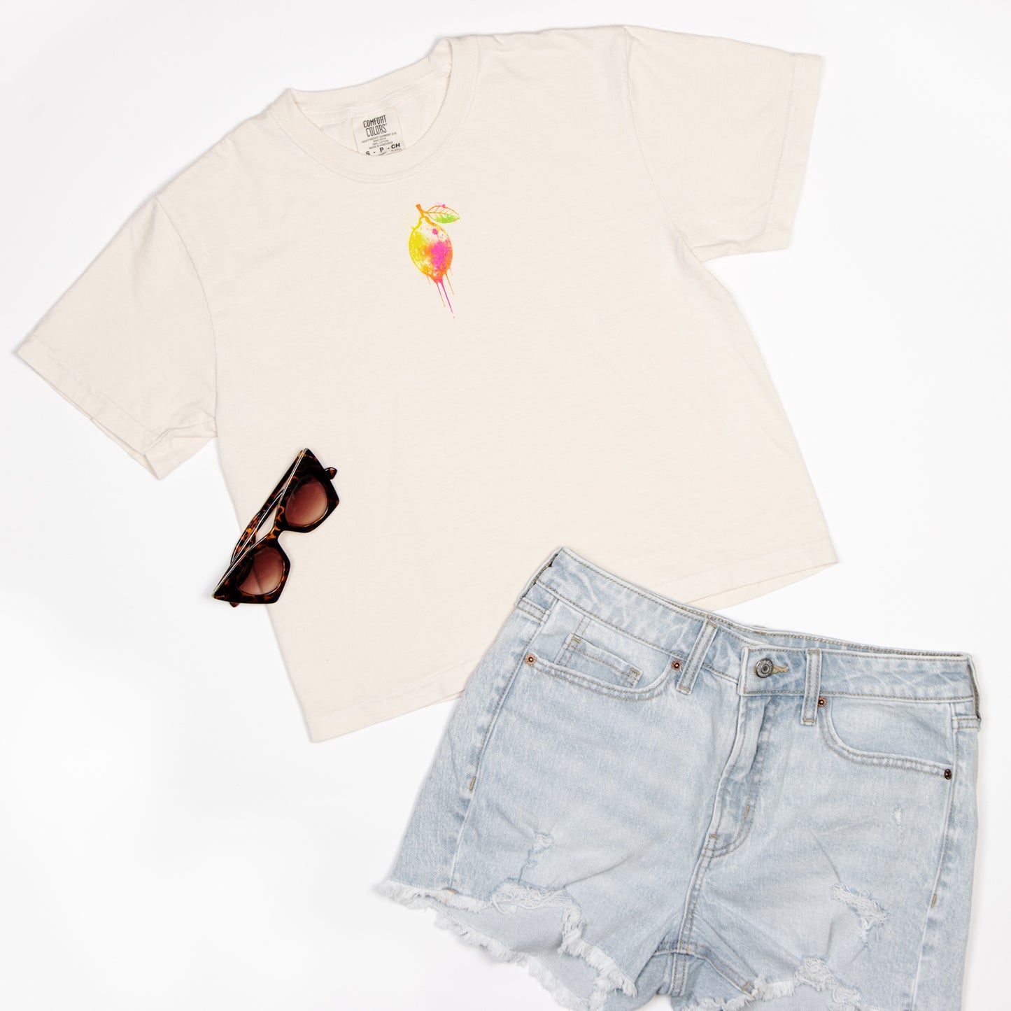FIRST PRESS - HUMAN EDITION - WOMEN'S CROPPED BOXY TEE - "Blissfully Untamed"