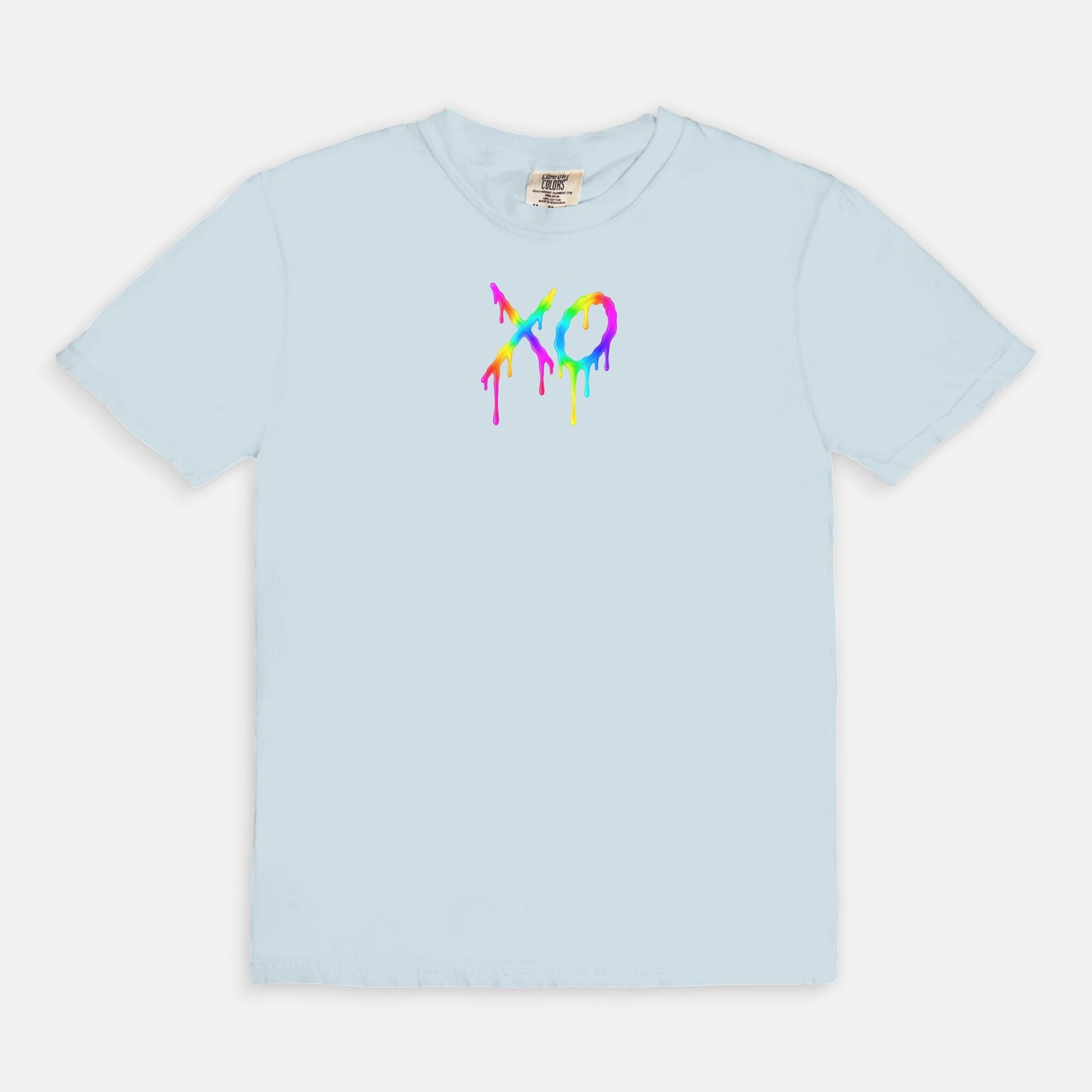 FIRST PRESS - HUMAN EDITION - UNISEX TEE - "Neon XO"