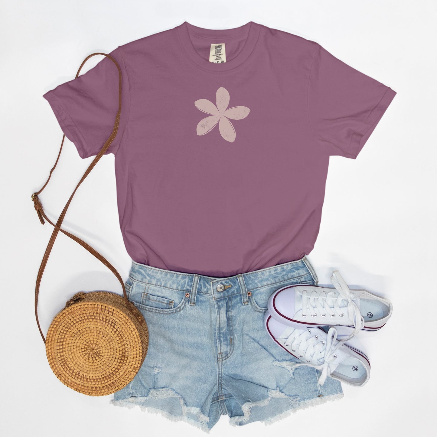 FIRST PRESS - HUMAN EDITION - UNISEX TEE - "Ghost Flower"