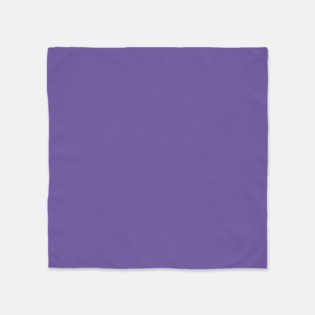 FIRST PRESS - HUMAN EDITION - BANDANA SCARF - Purple Petal