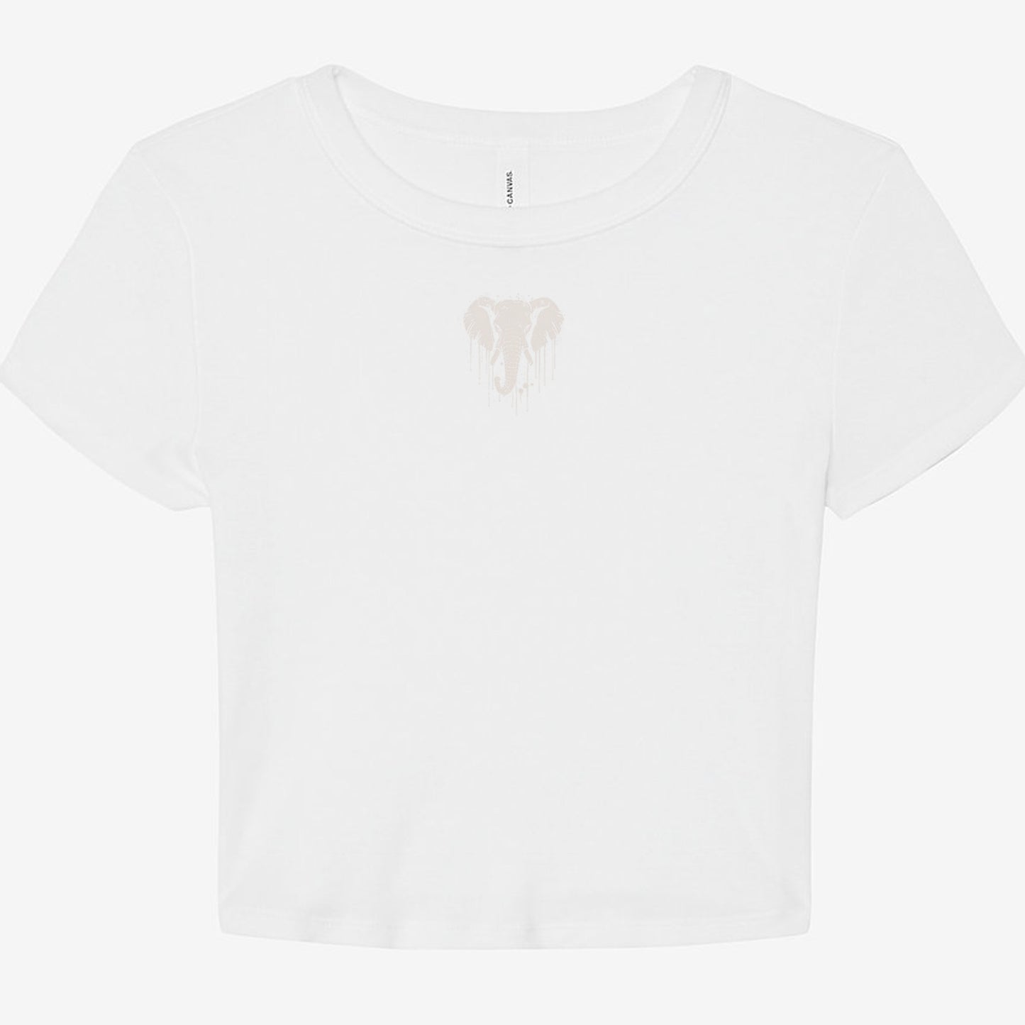 FIRST PRESS - HUMAN EDITION - WOMEN'S MICRO RIB BABY TEE - "Untouched"
