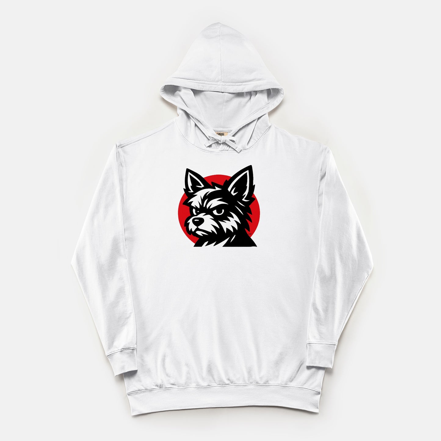 FIRST PRESS - HUMAN EDITION - UNISEX LIGHTWEIGHT HOODED SWEATSHIRT - "Urban Pup"