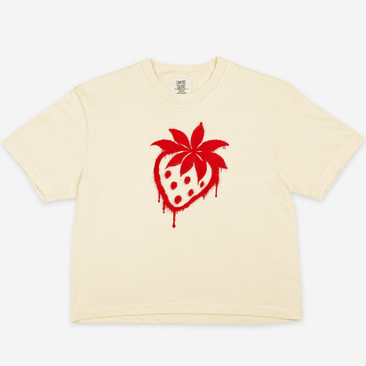 FIRST PRESS - HUMAN EDITION - WOMEN'S CROPPED BOXY TEE - "Not Today"