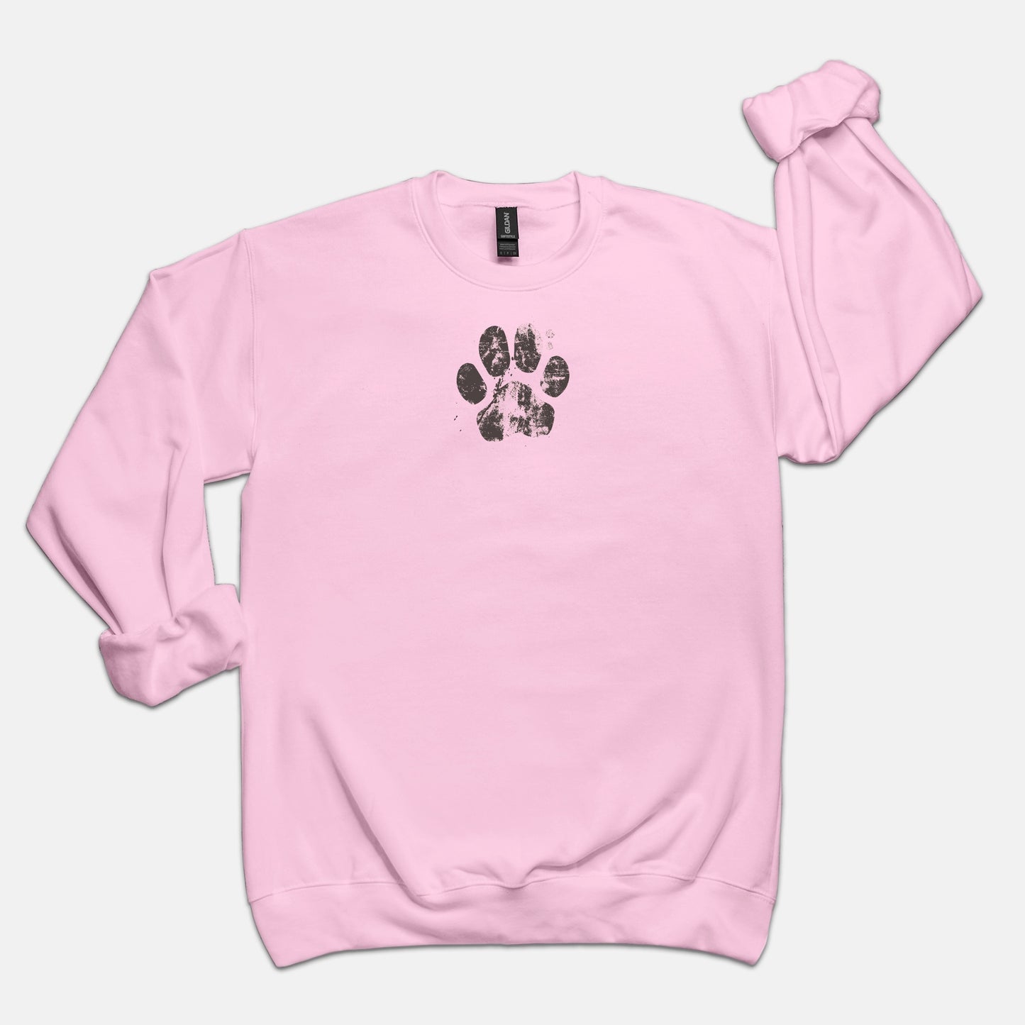 FIRST PRESS - HUMAN EDITION - UNISEX CREWNECK SWEATSHIRT - "Pressed Paw"