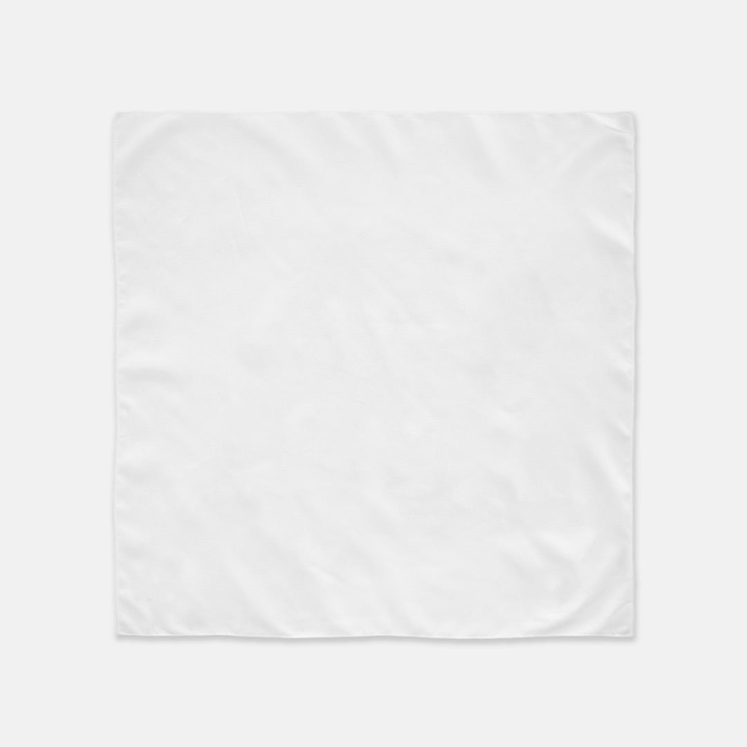 FIRST PRESS - HUMAN EDITION - BANDANA SCARF - White