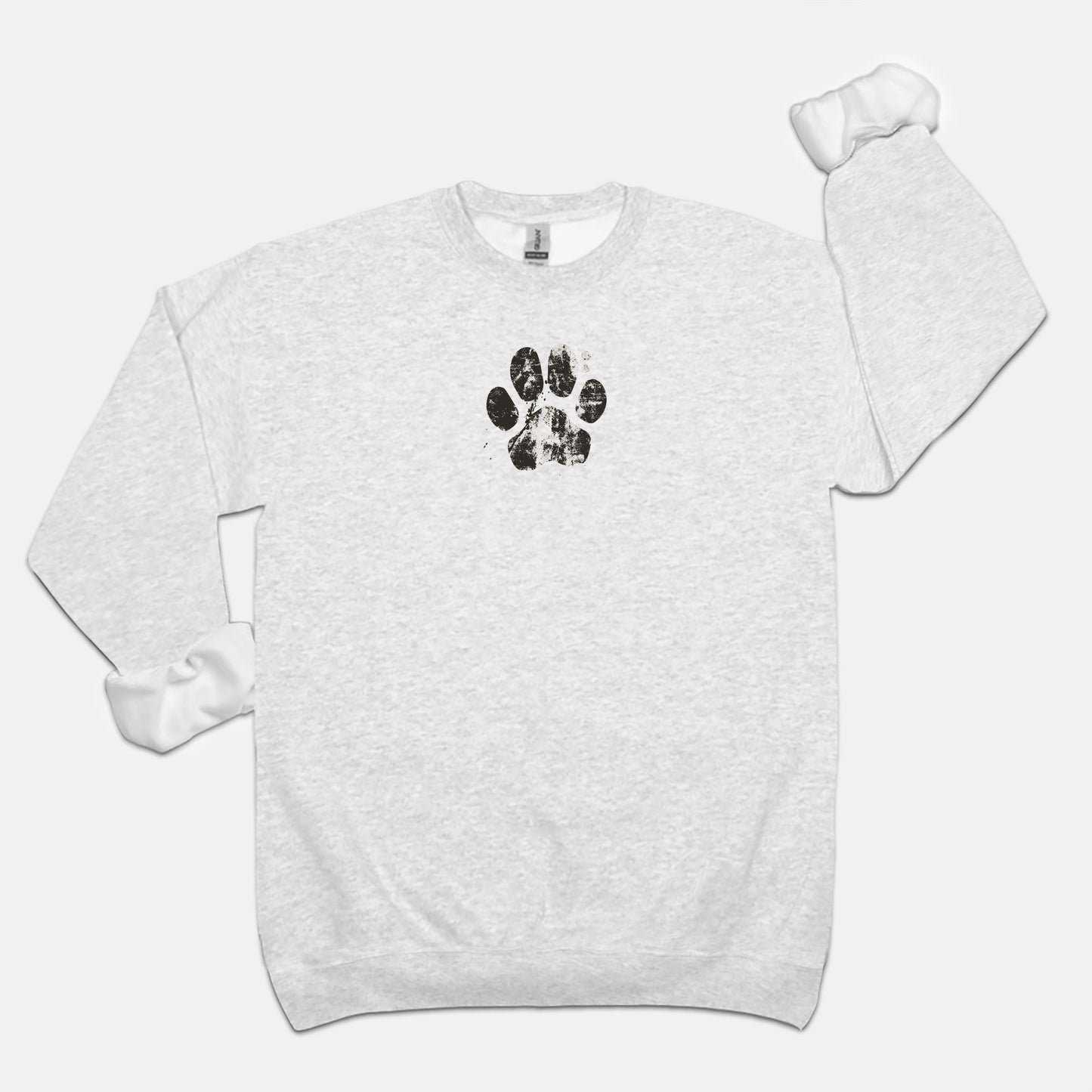 FIRST PRESS - HUMAN EDITION - UNISEX CREWNECK SWEATSHIRT - "Pressed Paw"