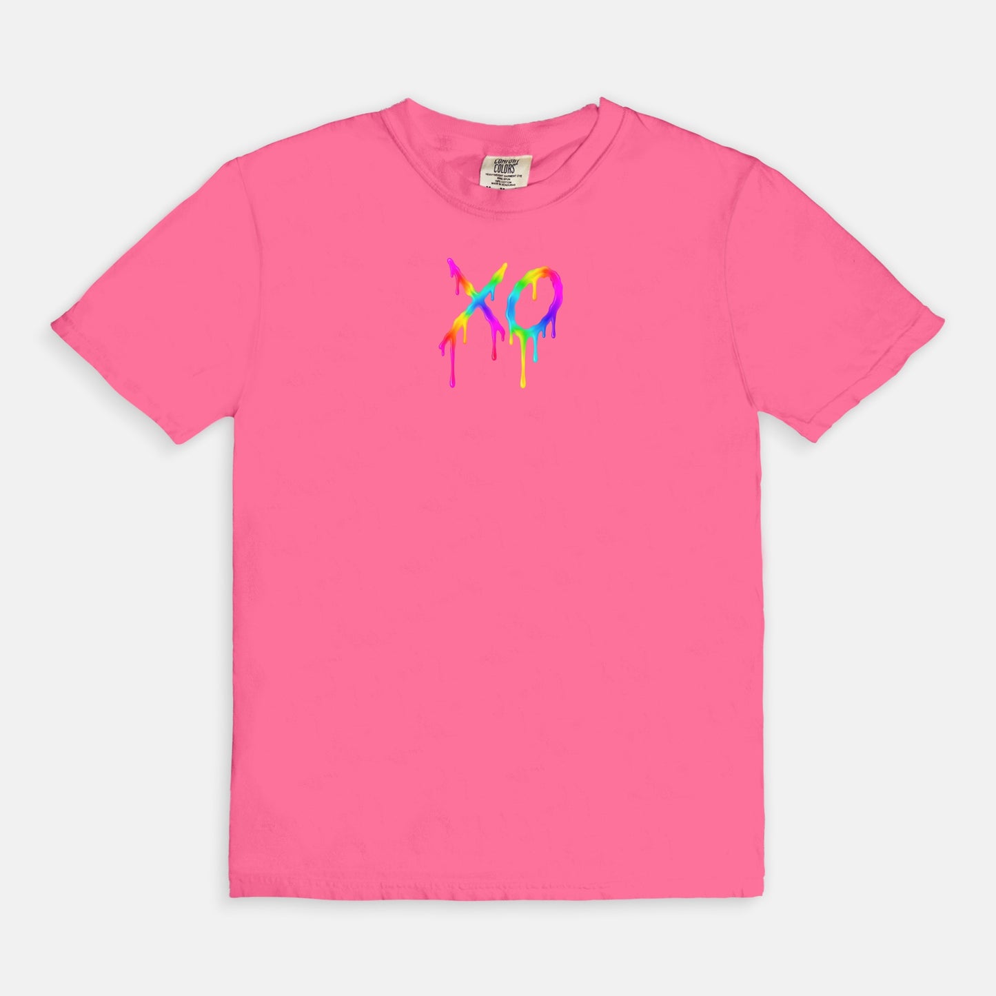 FIRST PRESS - HUMAN EDITION - UNISEX TEE - "Neon XO"