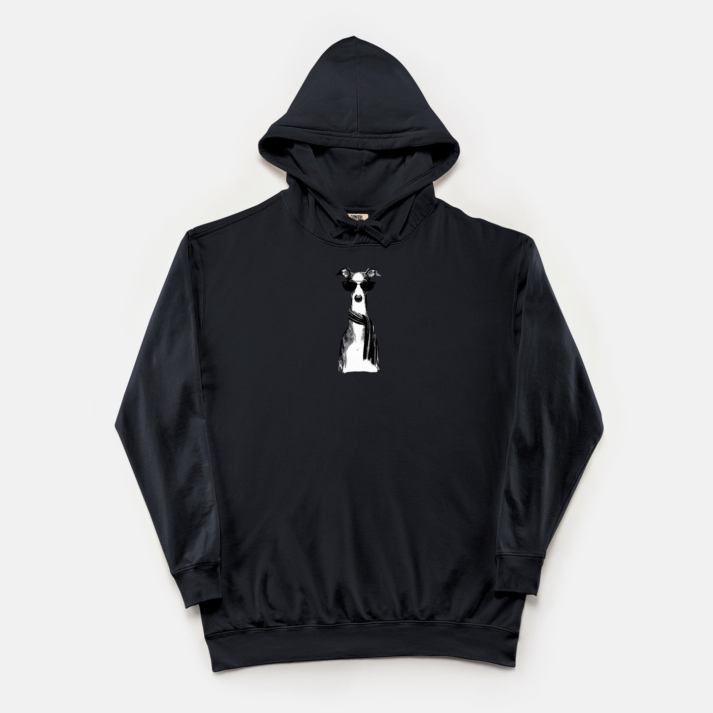 FIRST PRESS - HUMAN EDITION - UNISEX LIGHTWEIGHT HOODED SWEATSHIRT - "Fashion Dog"