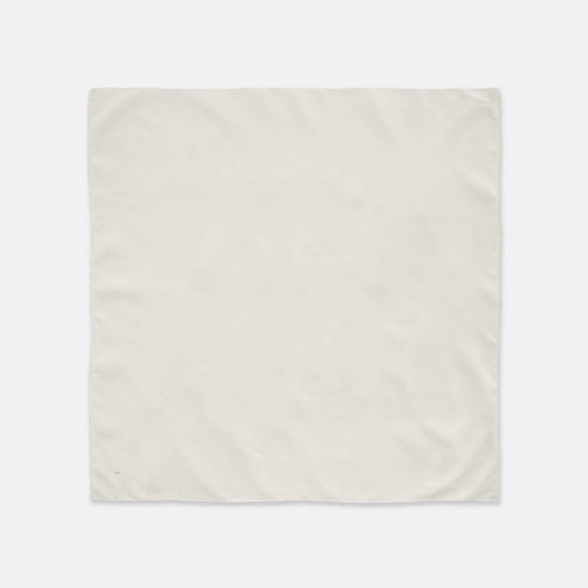 FIRST PRESS - HUMAN EDITION - BANDANA SCARF - Eggshell
