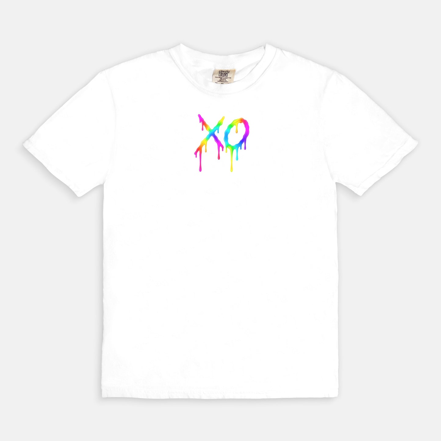FIRST PRESS - HUMAN EDITION - UNISEX TEE - "Neon XO"