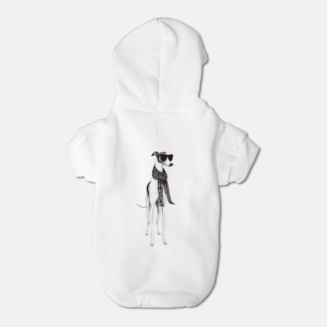FIRST PRESS - PETS - Drawstring Luxury Hoodie - "Fashion Dog"