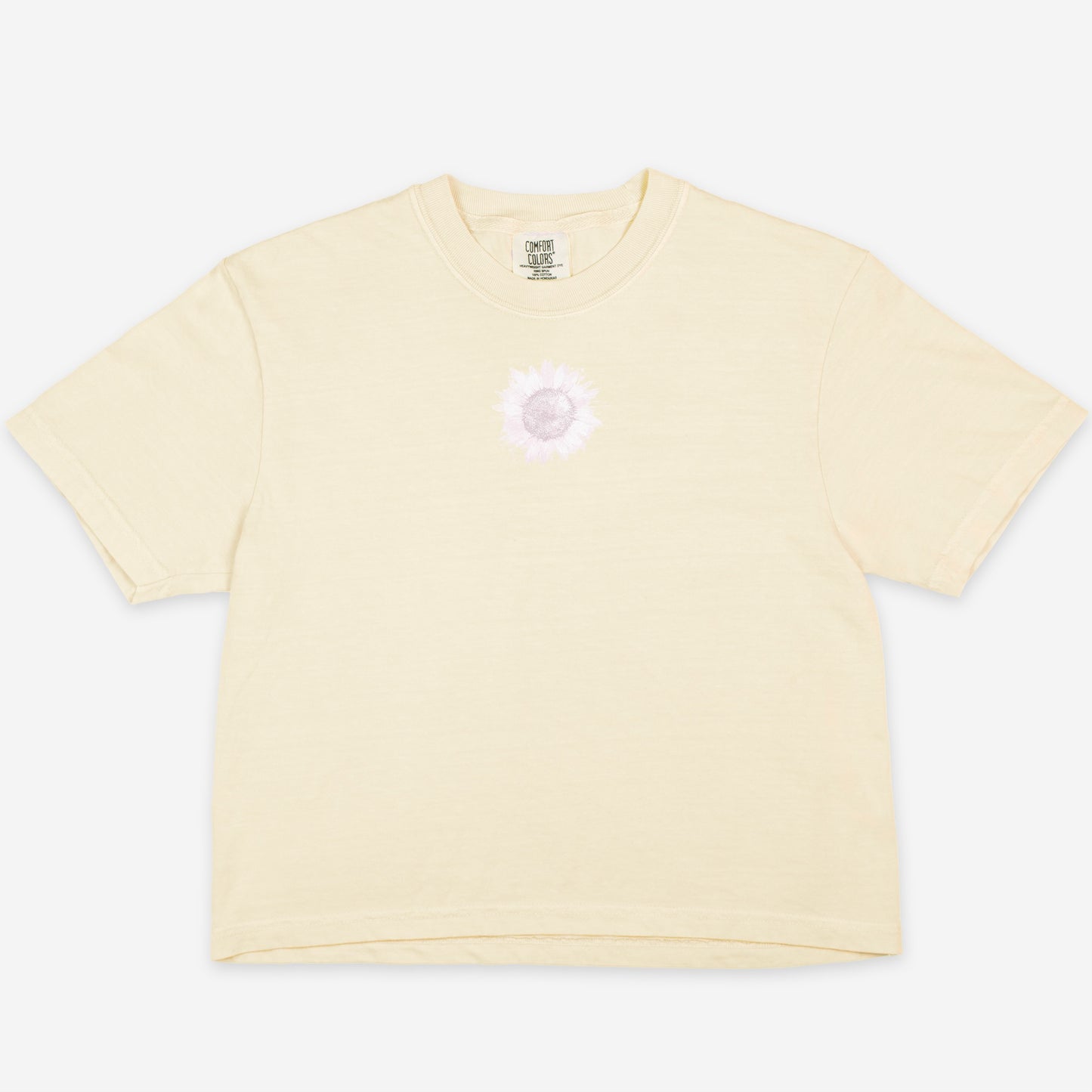 FIRST PRESS - HUMAN EDITION - WOMEN'S CROPPED BOXY TEE - "Ghosted"