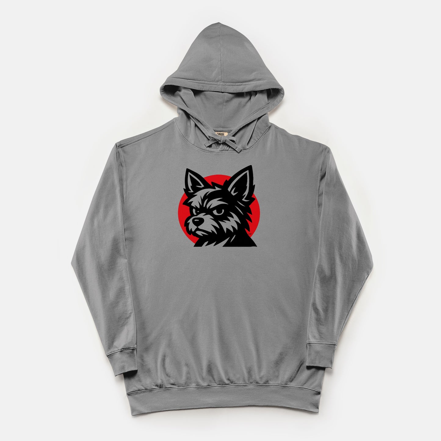 FIRST PRESS - HUMAN EDITION - UNISEX LIGHTWEIGHT HOODED SWEATSHIRT - "Urban Pup"
