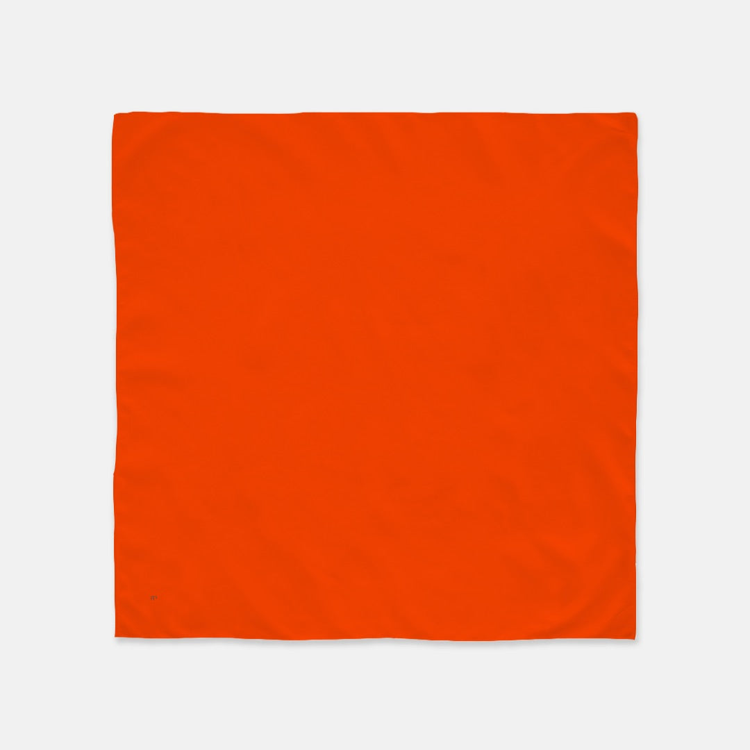 FIRST PRESS - HUMAN EDITION - BANDANA SCARF - Dark Orange