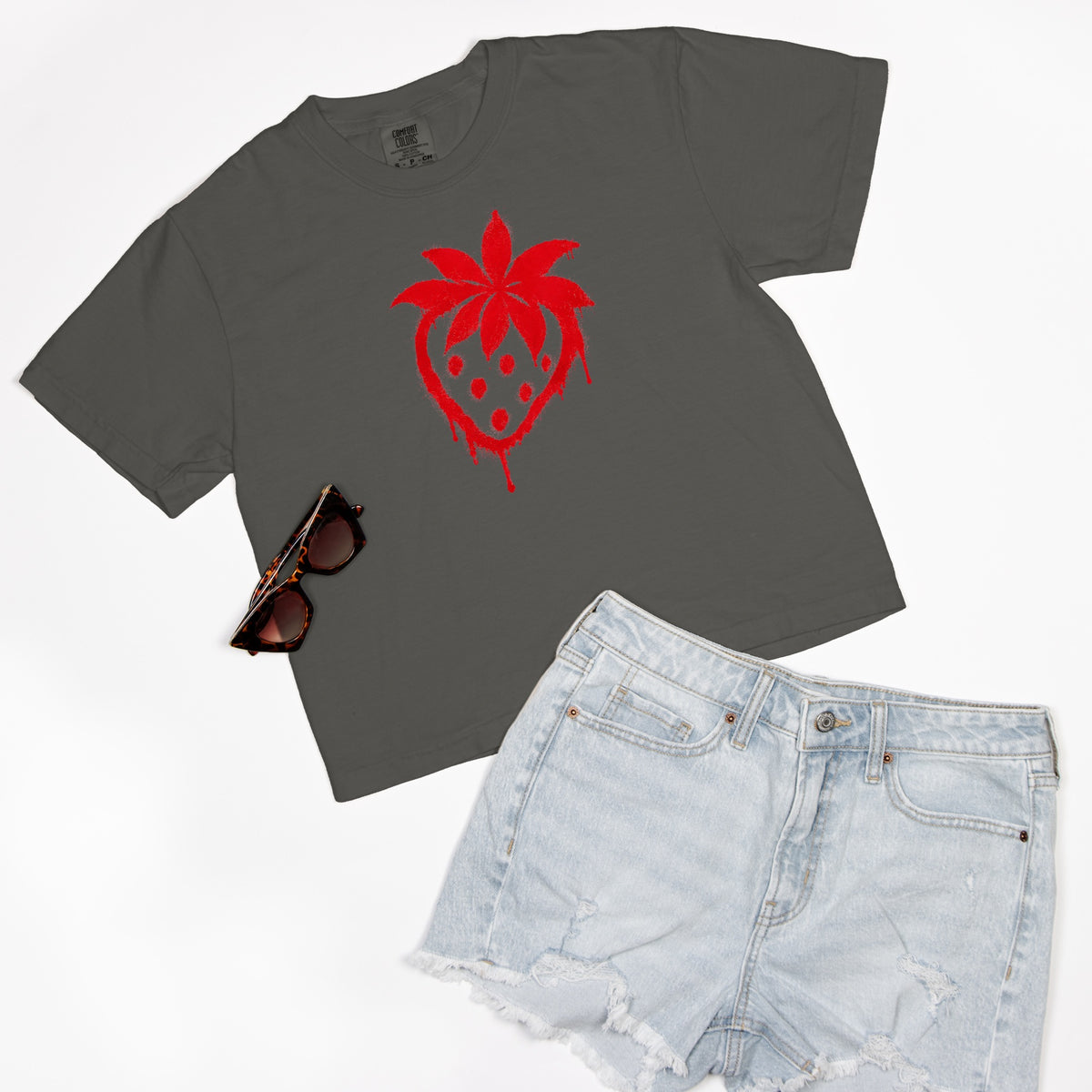 FIRST PRESS - HUMAN EDITION - WOMEN'S CROPPED BOXY TEE - "Not Today"