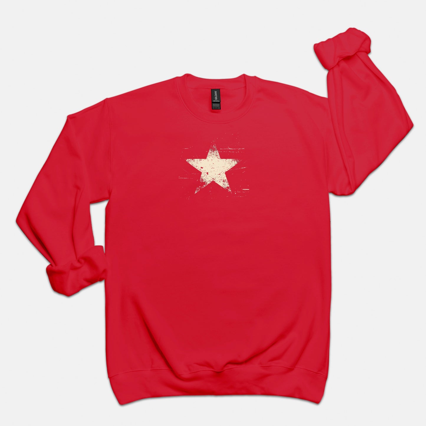 FIRST PRESS - HUMAN EDITION - UNISEX CREWNECK SWEATSHIRT - "Analog Star"