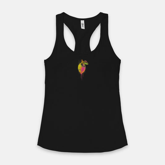 FIRST PRESS - HUMAN EDITION - WOMEN'S RACERBACK TANK TOP - "Blissfully Untamed"