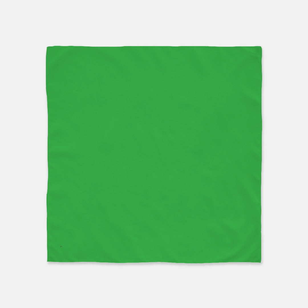 FIRST PRESS - HUMAN EDITION - BANDANA SCARF - Bright Green