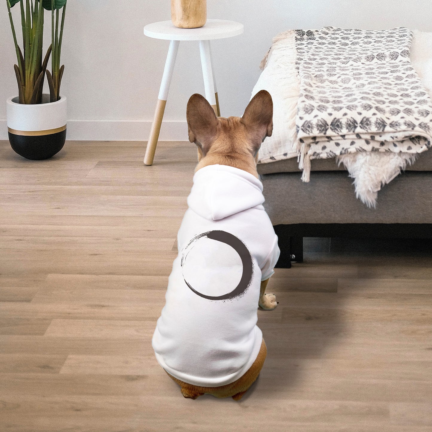 FIRST PRESS - PETS - Drawstring Luxury Hoodie - "Half Mark"