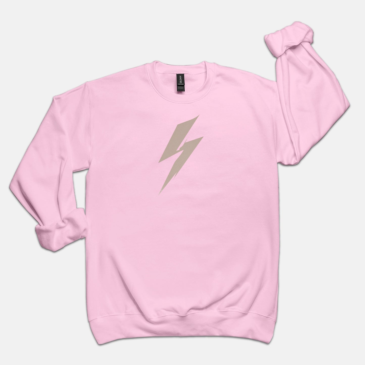 FIRST PRESS - HUMAN EDITION - UNISEX CREWNECK SWEATSHIRT - "Quiet Bolt"