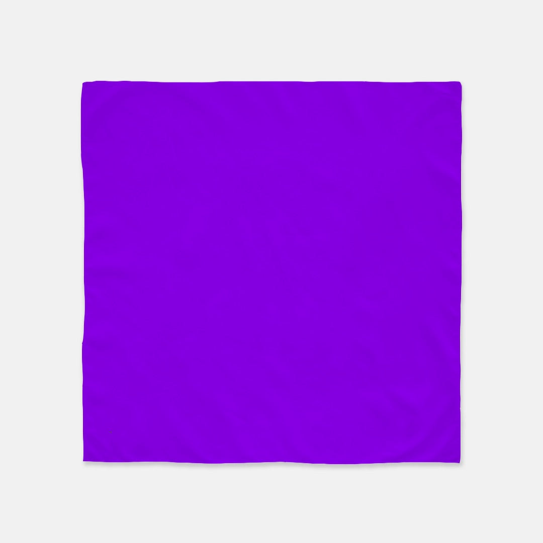 FIRST PRESS - HUMAN EDITION - BANDANA SCARF - Neon Purple