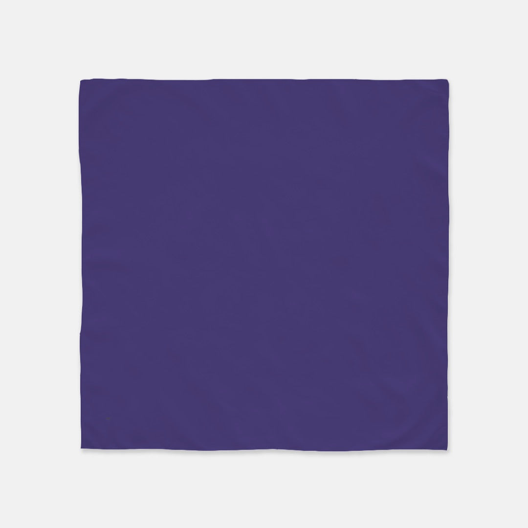 FIRST PRESS - HUMAN EDITION - BANDANA SCARF - Dark Purple