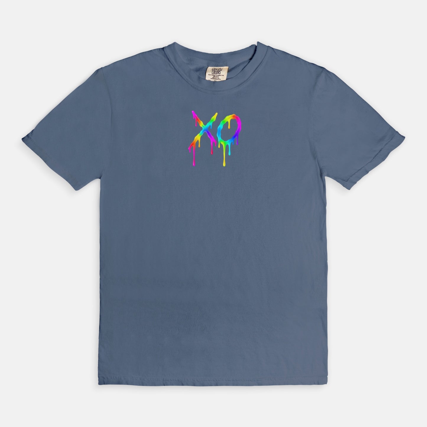 FIRST PRESS - HUMAN EDITION - UNISEX TEE - "Neon XO"