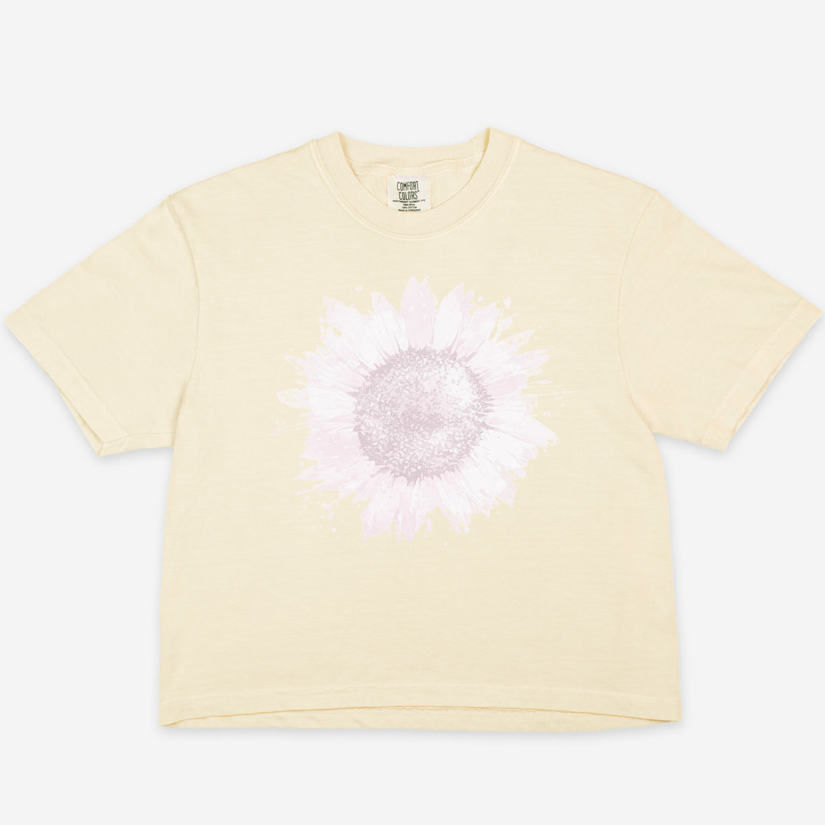 FIRST PRESS - HUMAN EDITION - WOMEN'S CROPPED BOXY TEE - "Ghosted"