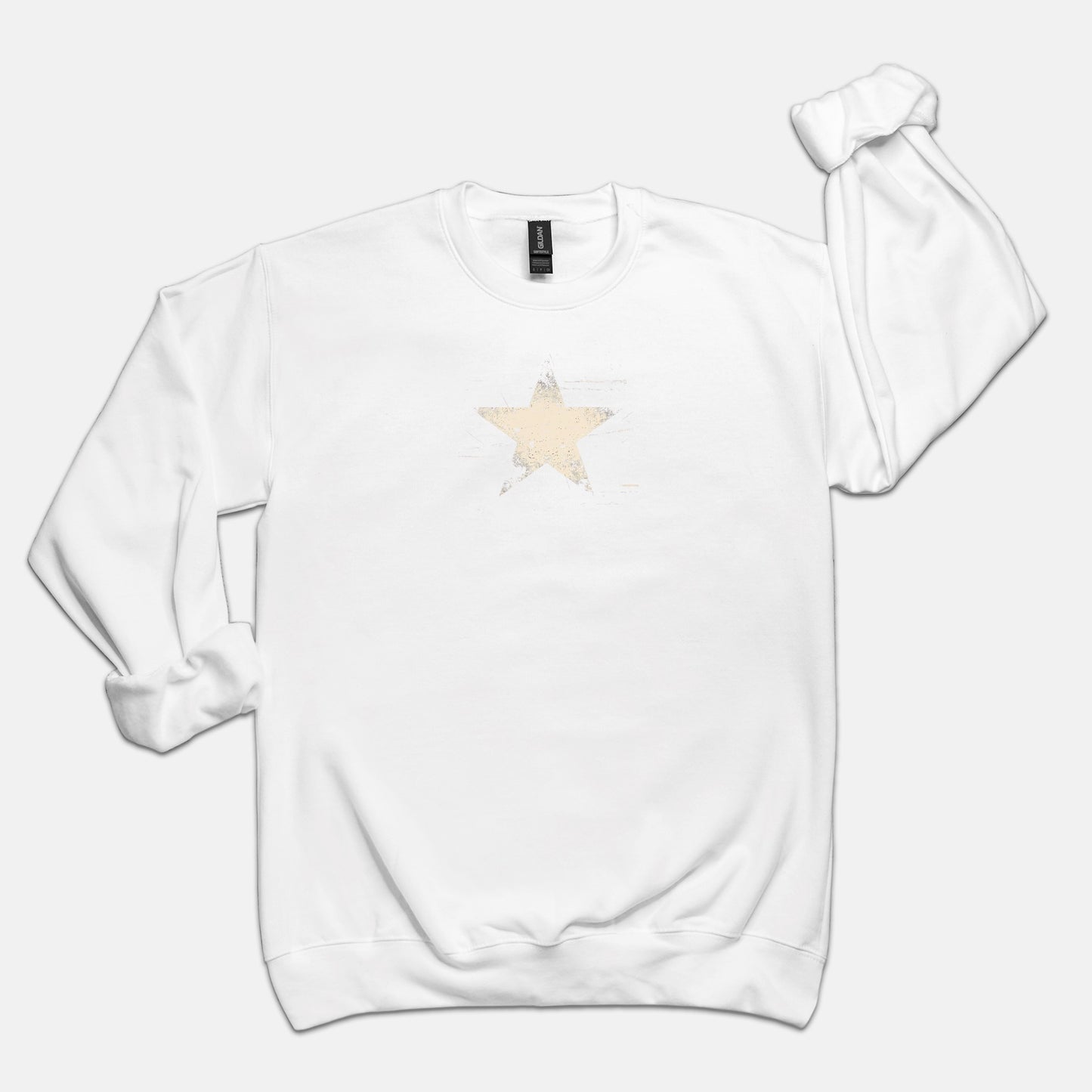 FIRST PRESS - HUMAN EDITION - UNISEX CREWNECK SWEATSHIRT - "Analog Star"