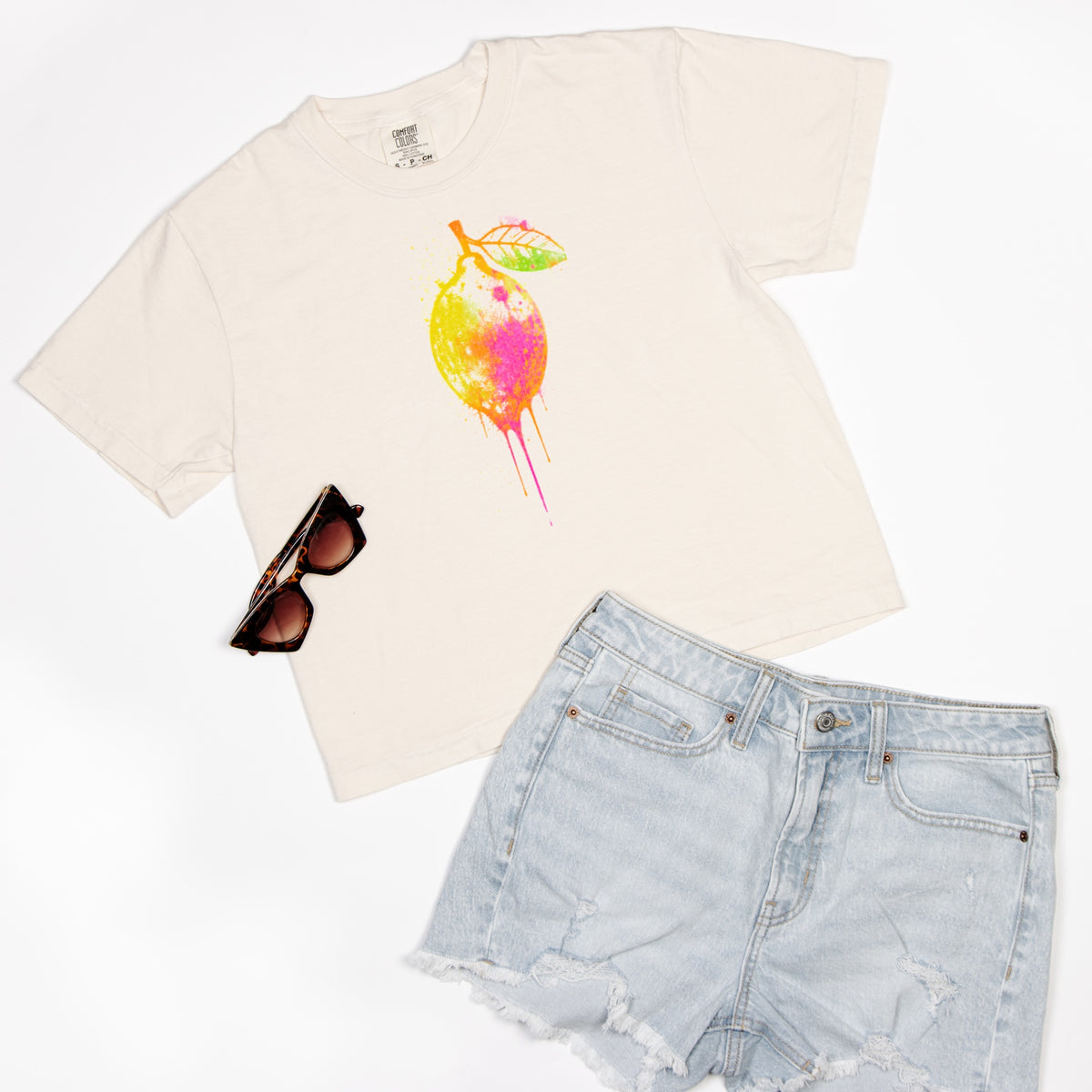 FIRST PRESS - HUMAN EDITION - WOMEN'S CROPPED BOXY TEE - "Blissfully Untamed"