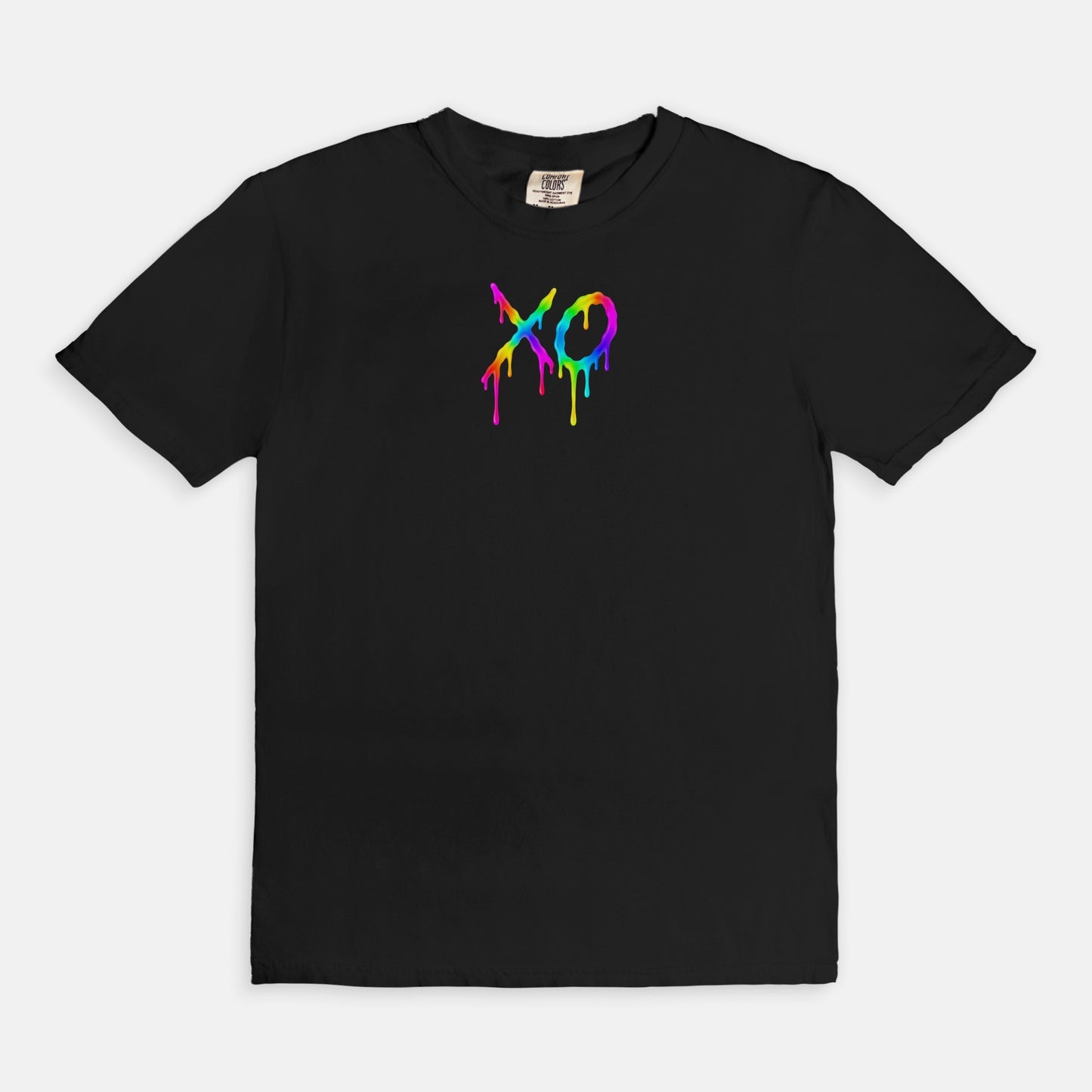 FIRST PRESS - HUMAN EDITION - UNISEX TEE - "Neon XO"