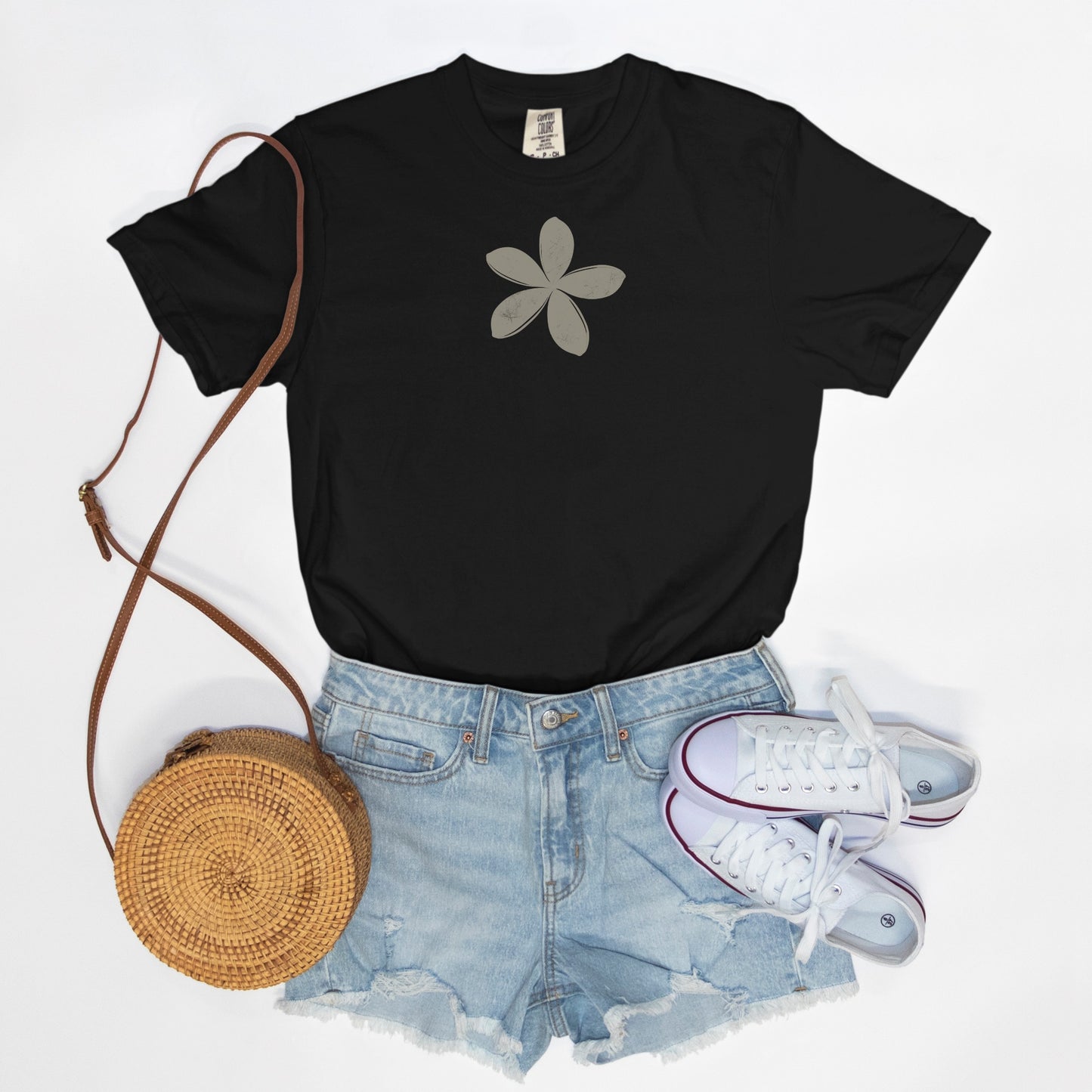 FIRST PRESS - HUMAN EDITION - UNISEX TEE - "Ghost Flower"