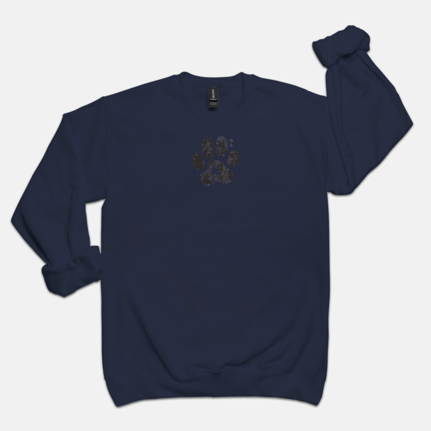 FIRST PRESS - HUMAN EDITION - UNISEX CREWNECK SWEATSHIRT - "Pressed Paw"