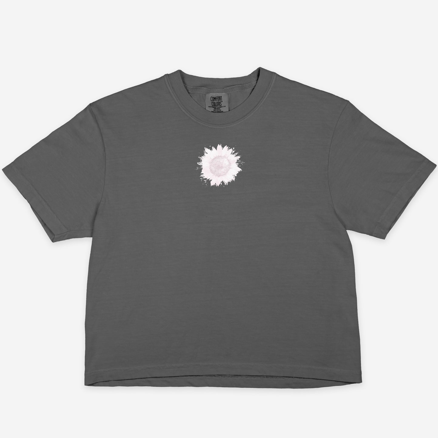 FIRST PRESS - HUMAN EDITION - WOMEN'S CROPPED BOXY TEE - "Ghosted"