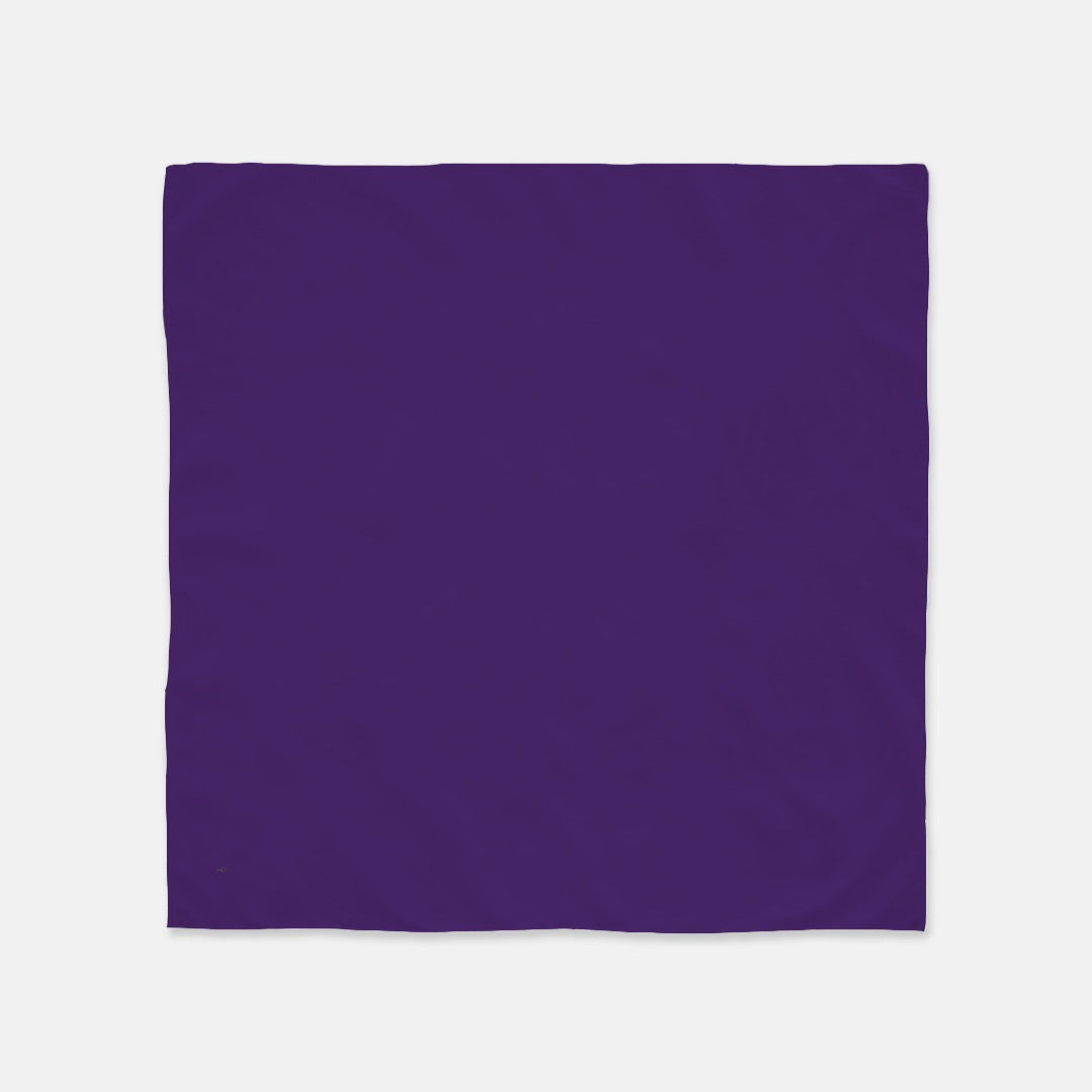 FIRST PRESS - HUMAN EDITION - BANDANA SCARF - Deep Dark Purple