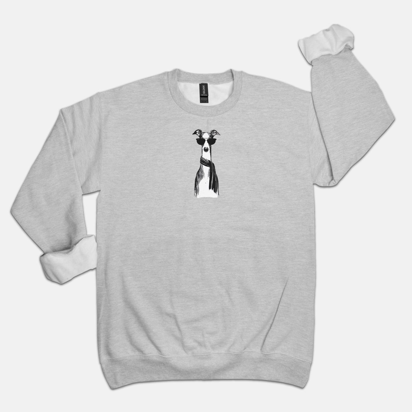 FIRST PRESS - HUMAN EDITION - UNISEX CREWNECK SWEATSHIRT - "Fashion Dog"