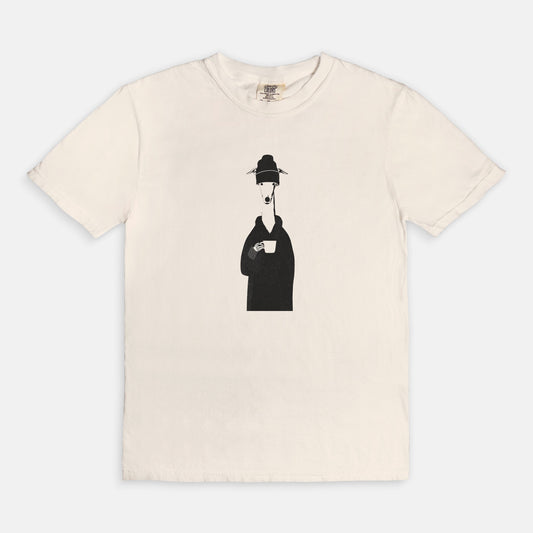 FIRST PRESS - HUMAN EDITION - UNISEX TEE - "After the First Cup"