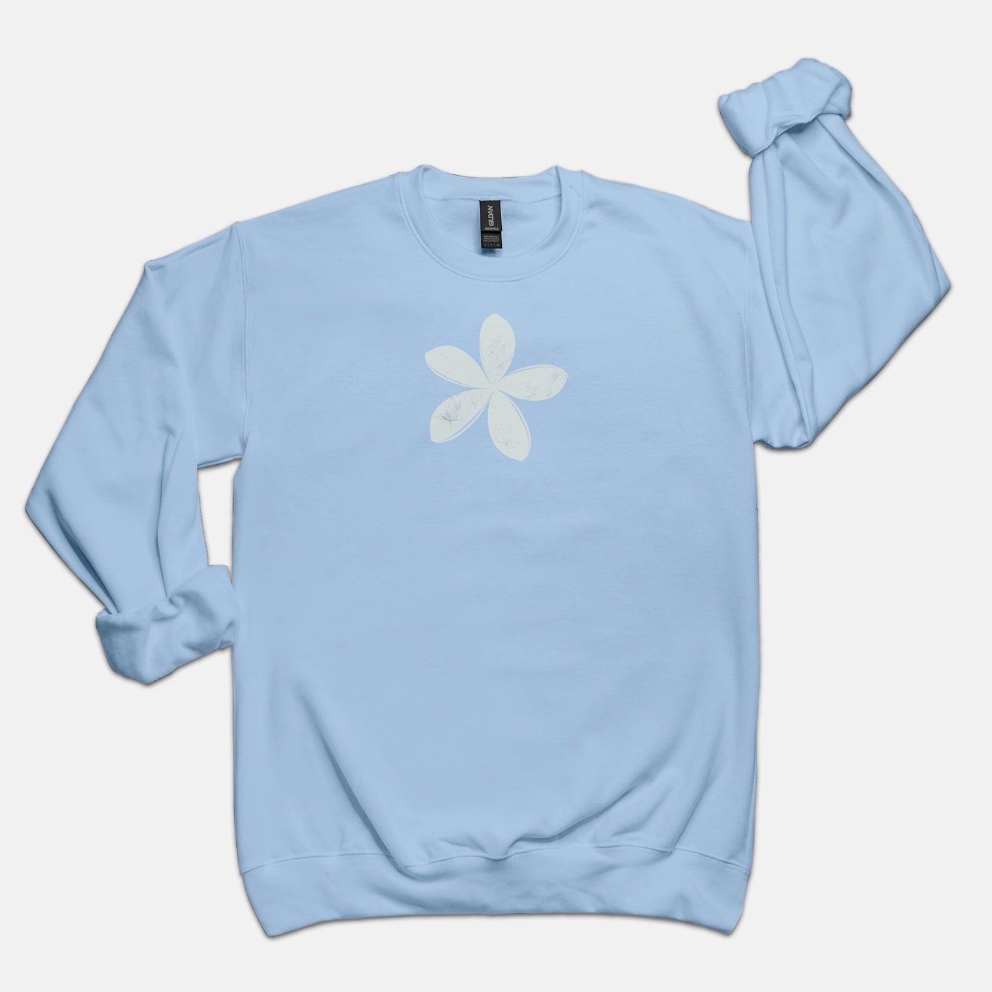 FIRST PRESS - HUMAN EDITION - UNISEX CREWNECK SWEATSHIRT - "Ghost Flower"