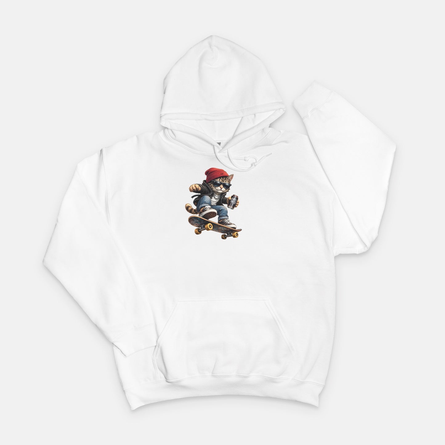 FIRST PRESS - HUMAN EDITION - UNISEX SWEATSHIRT HOODIE - "Street Cat"